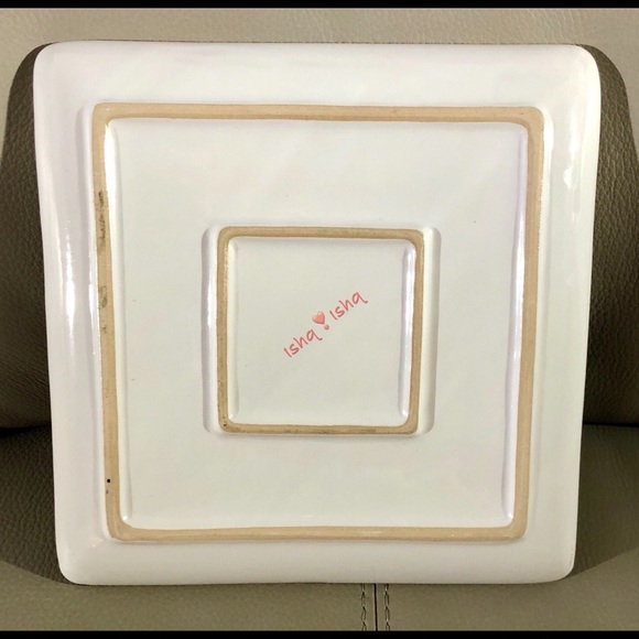 Vintage French Street Candle Scape Decor Plate - Picture 3 of 5